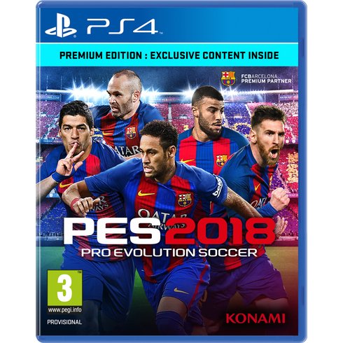 Pro Evolution Soccer 2018 Cover
